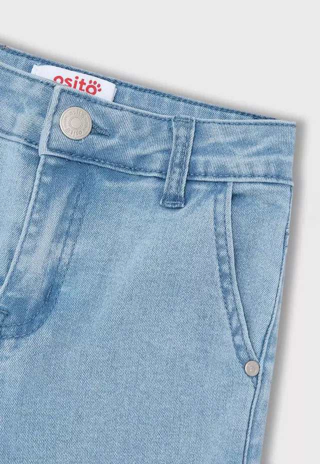 JEANS NIÑA PALAZZO DENIM