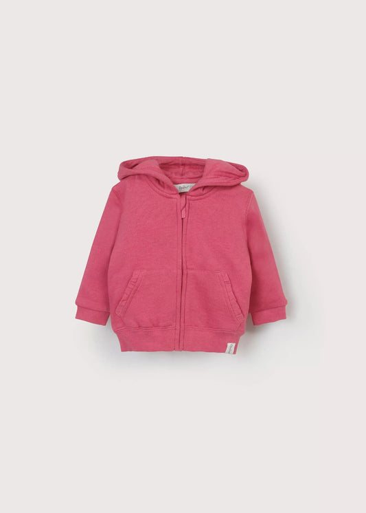 POLERON NIÑA CIERRE GUINDA