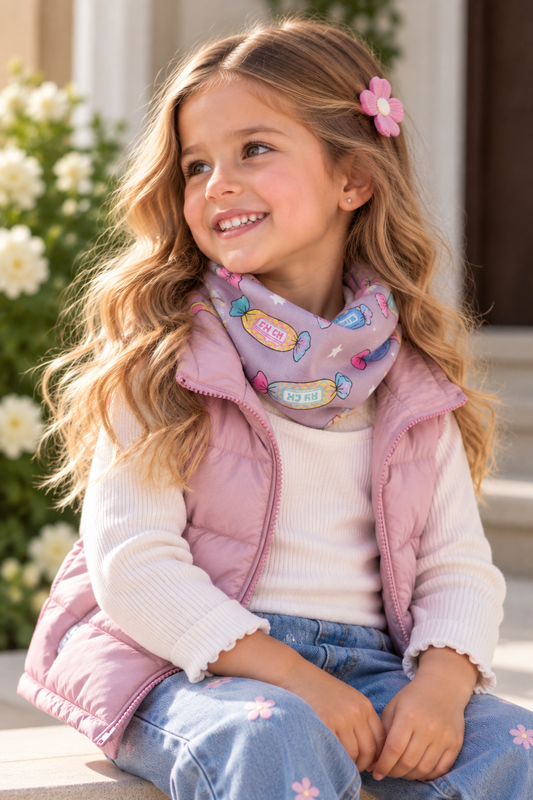 Cuello de Algodon Candy Lila