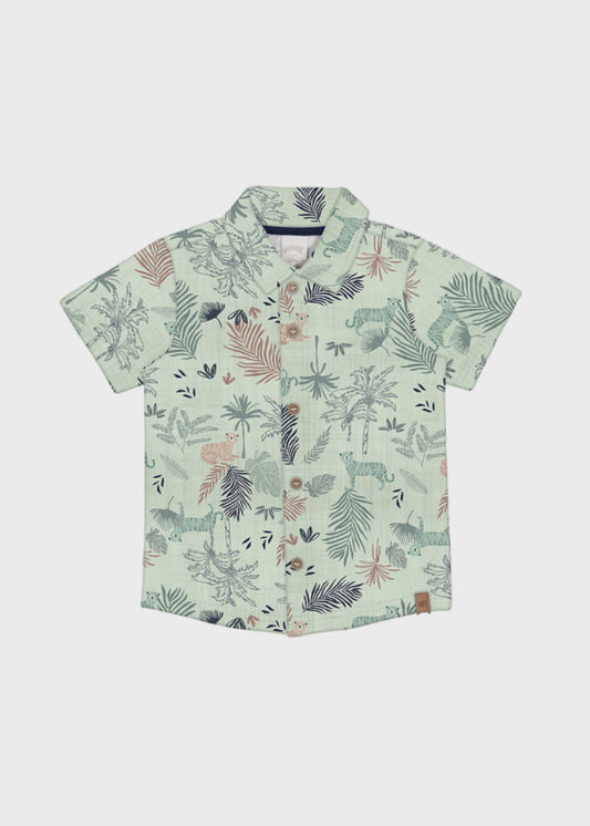 CAMISA NIÑO VERDE JUNGLA
