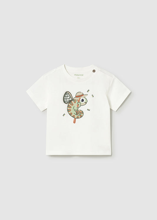 Polera Niño MC Apliques Nata Mayoral