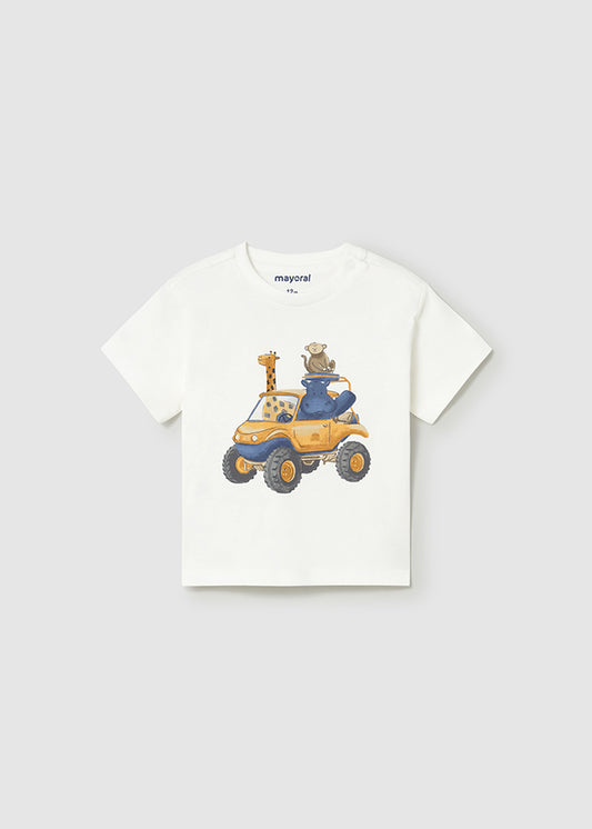 Polera Niño MC Vehiculo Nata Mayoral