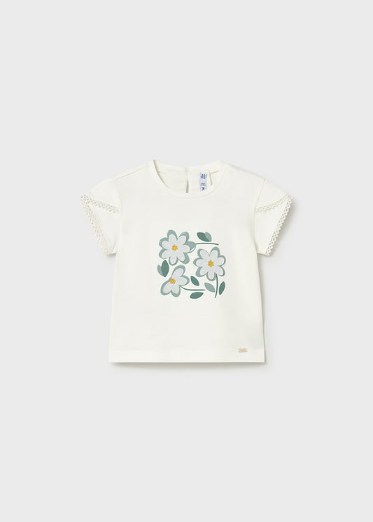 Polera Niña MC Flores Crulago Mayoral
