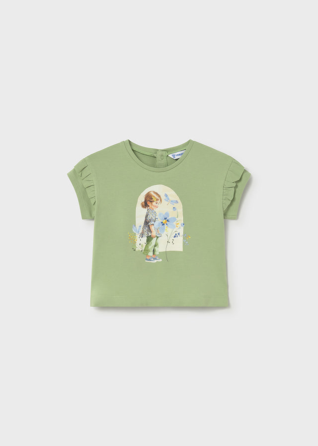 Polera Niña MC Jardin Basil Mayoral