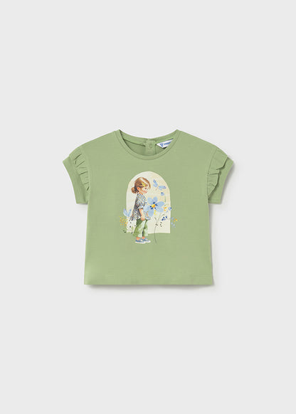 Polera Niña MC Jardin Basil Mayoral