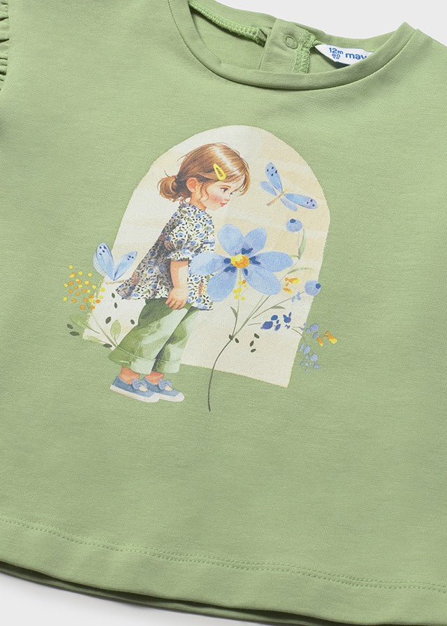Polera Niña MC Jardin Basil Mayoral