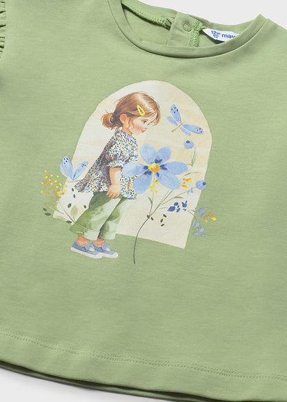 Polera Niña MC Jardin Basil Mayoral