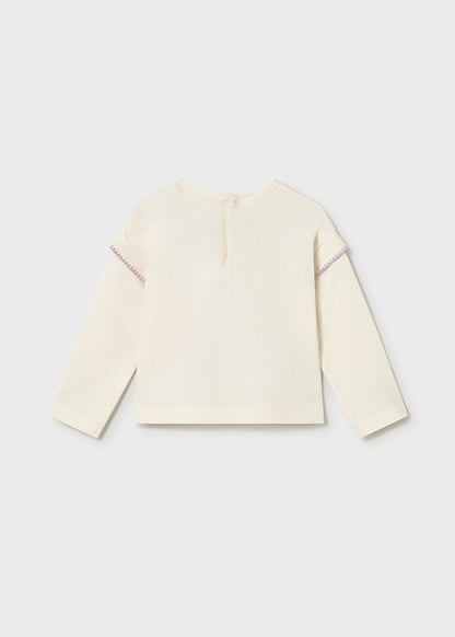 Polera Niña ML Flores Lila Mayoral