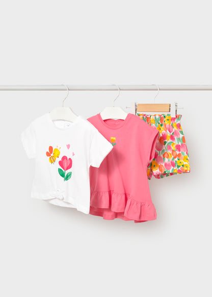 Conjunto Niña 3 Piezas Geranio Mayoral