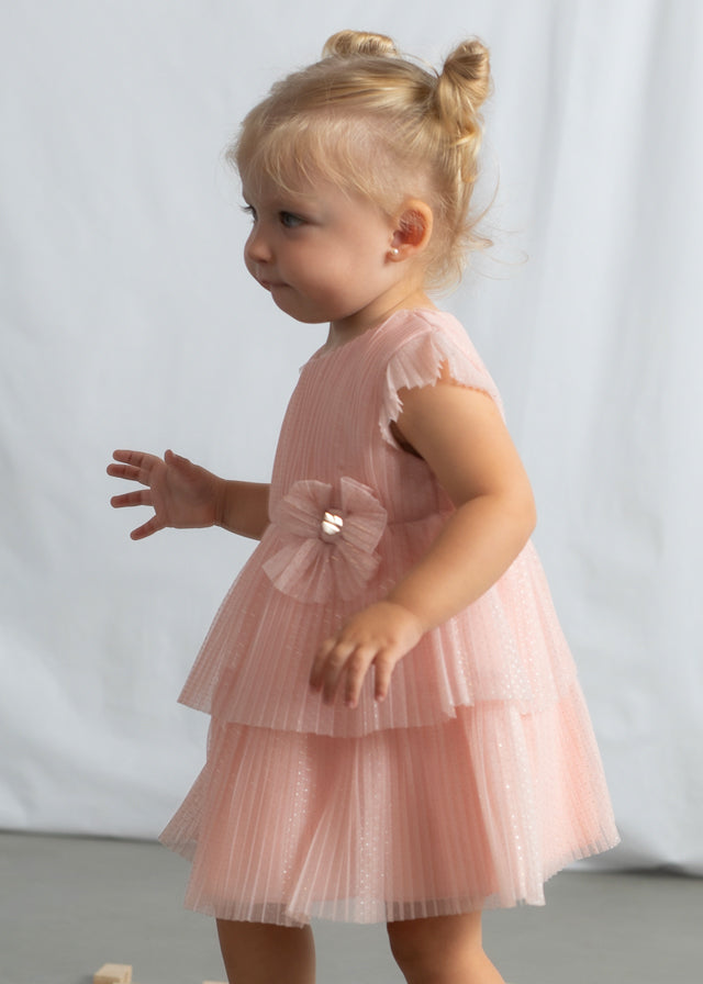 Vestido Tul Plisado Blossom Mayoral