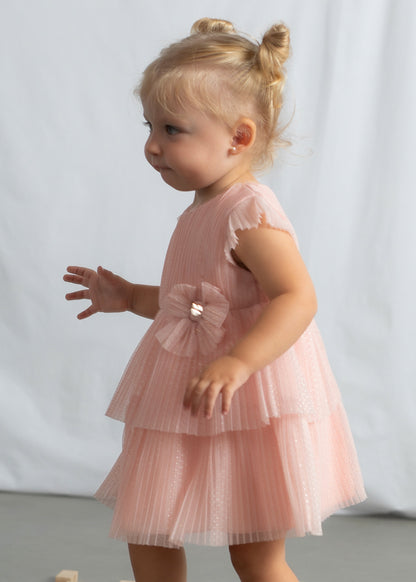Vestido Tul Plisado Blossom Mayoral