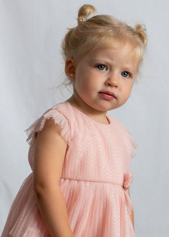 Vestido Tul Plisado Blossom Mayoral