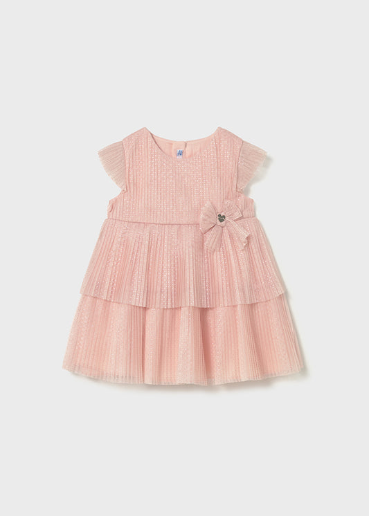 Vestido Tul Plisado Blossom Mayoral