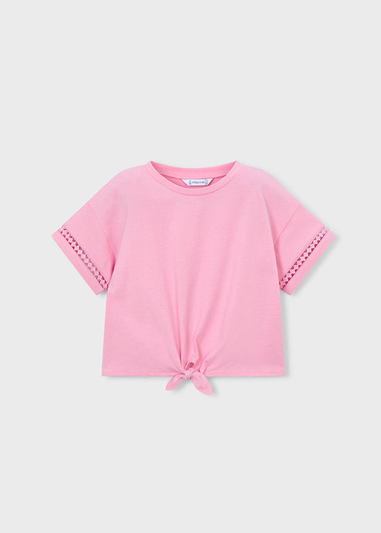 Polera Niña MC Nudo Candy Mayoral