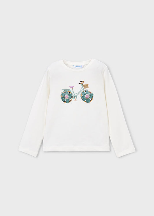 Polera Niña ML Bici Crudo Mayoral