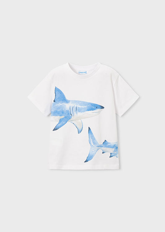 Polera Niño MC Mar Blanco Mayoral