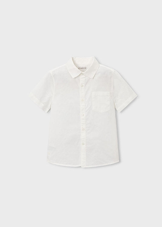 Camisa Niño MC Lino Blanco Mayoral