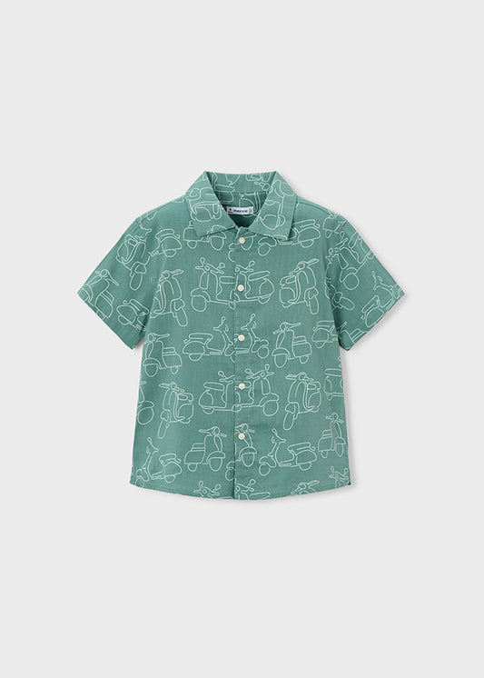 Camisa Niño MC Bordado Alga Mayoral
