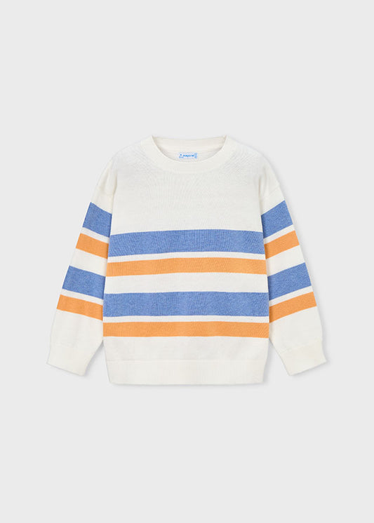 Sueter Niño Rayas Peach Mayoral