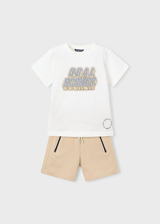 Conjunto Niño 2 Piezas Nata Nuez Mayoral