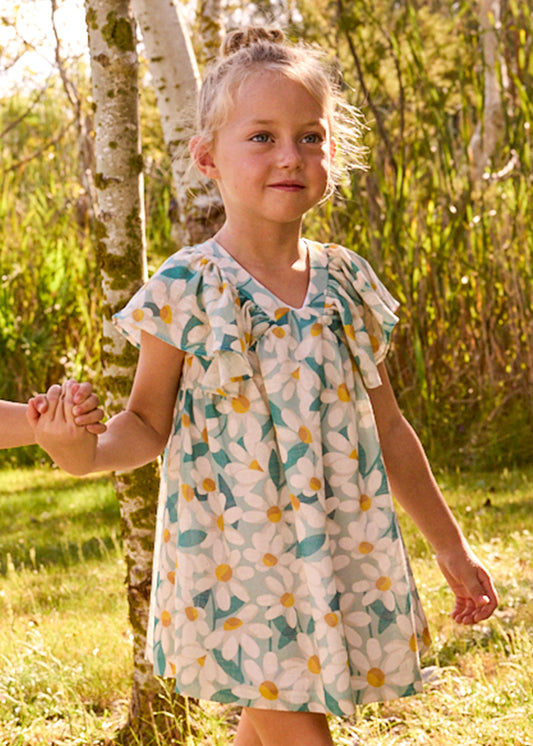 Vestido Estampado Flores Lago Mayoral