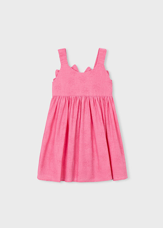 Vestido Jacquard Flores Geranio Mayoral
