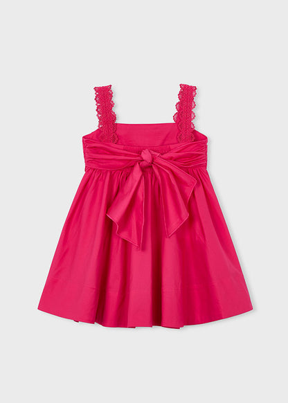 Vestido Saten Puntillas Clavel Mayoral