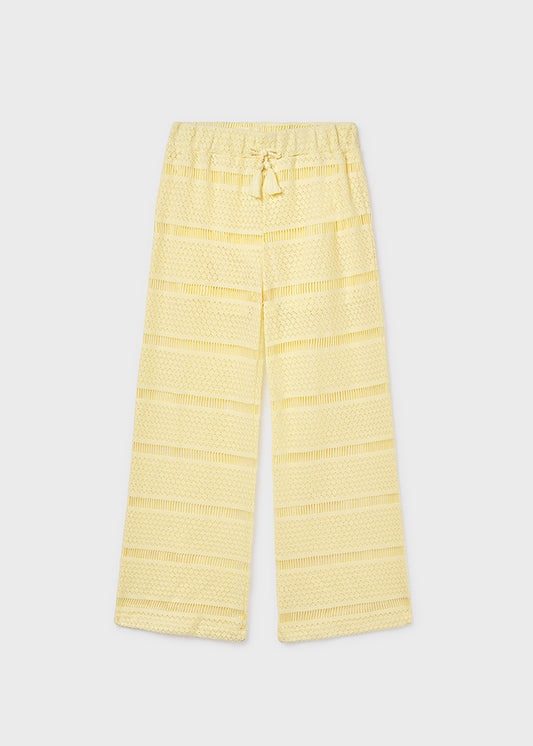 Pantalon Largo Crochet Vainilla Mayoral