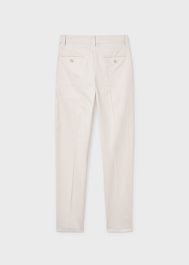 Pantalon Lino Suiting Avena Mez