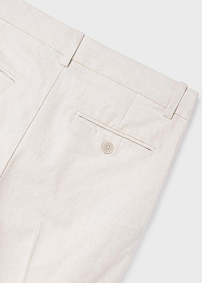 Pantalon Lino Suiting Avena Mez