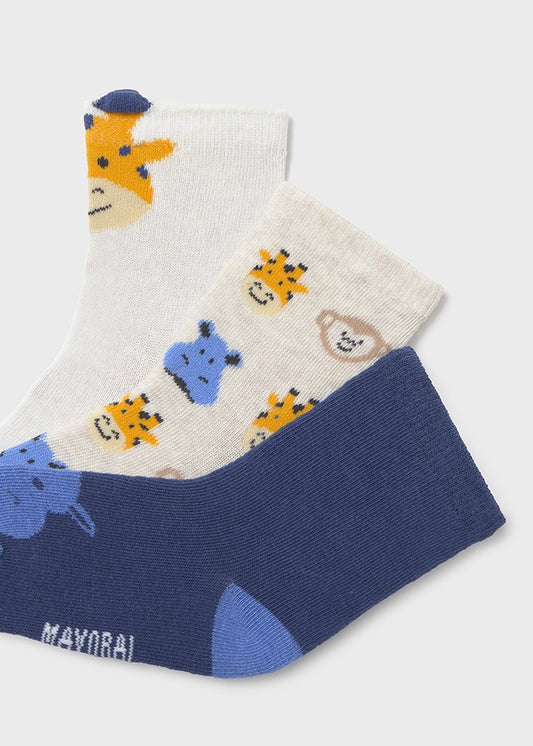 Set 3 Calcetines Motivos Oceano Mayoral