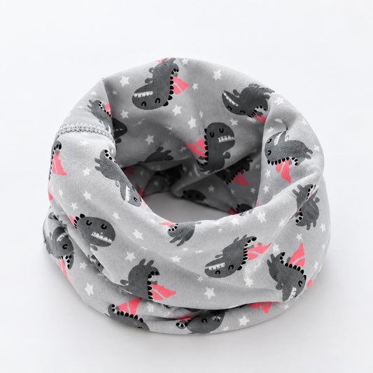 Cuello de Algodón Dino Gris