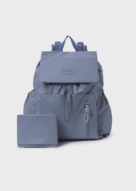 Mochila Maternal Bebé Stone Blue Mayoral