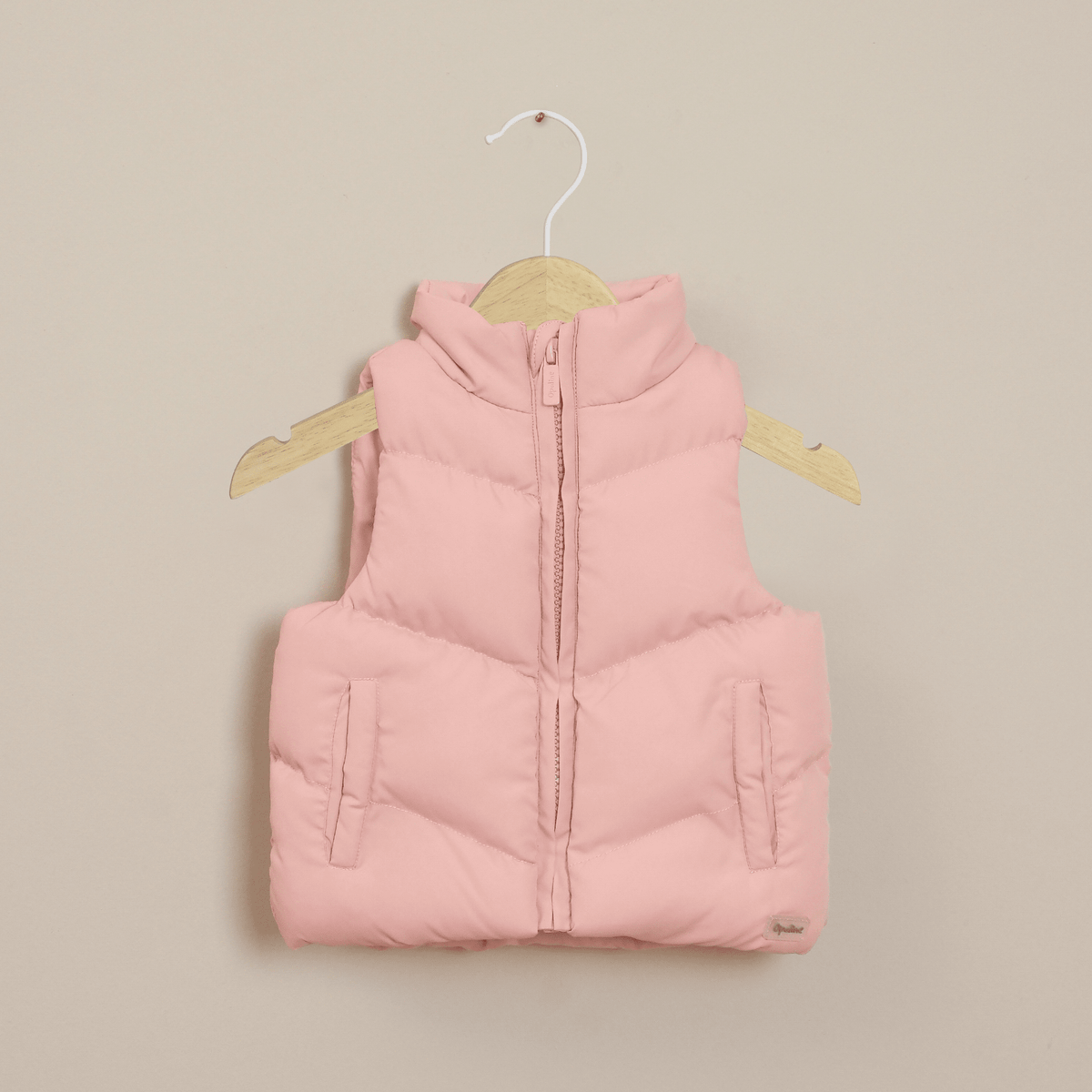 PARKA NIÑA SIN MANGA ROSADO OPALINE