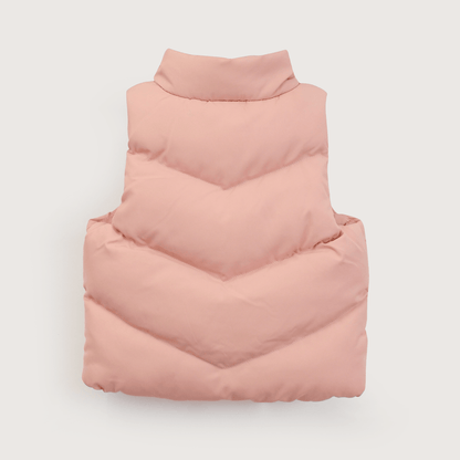 PARKA NIÑA SIN MANGA ROSADO OPALINE
