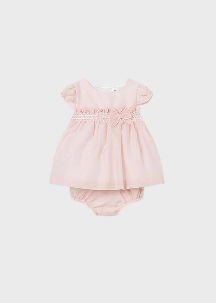 VESTIDO NIÑA ROSADO NUDE MAYORAL