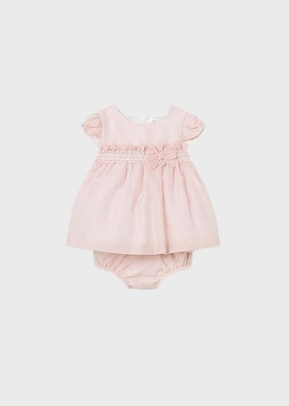 VESTIDO NIÑA ROSADO NUDE MAYORAL