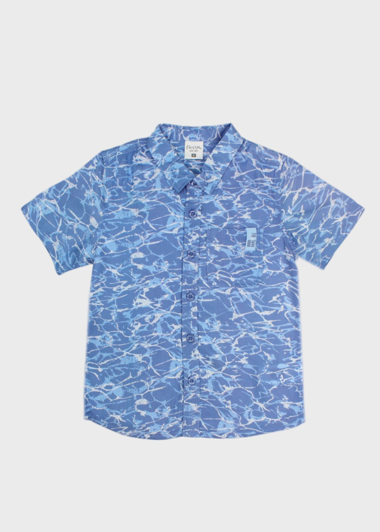 CAMISA NIÑO MALIBU CELESTE