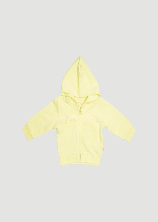 POLERON NIÑA CIERRE AMARILLO