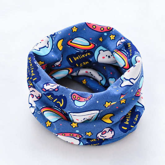 Cuello de Algodón Galaxia Azul