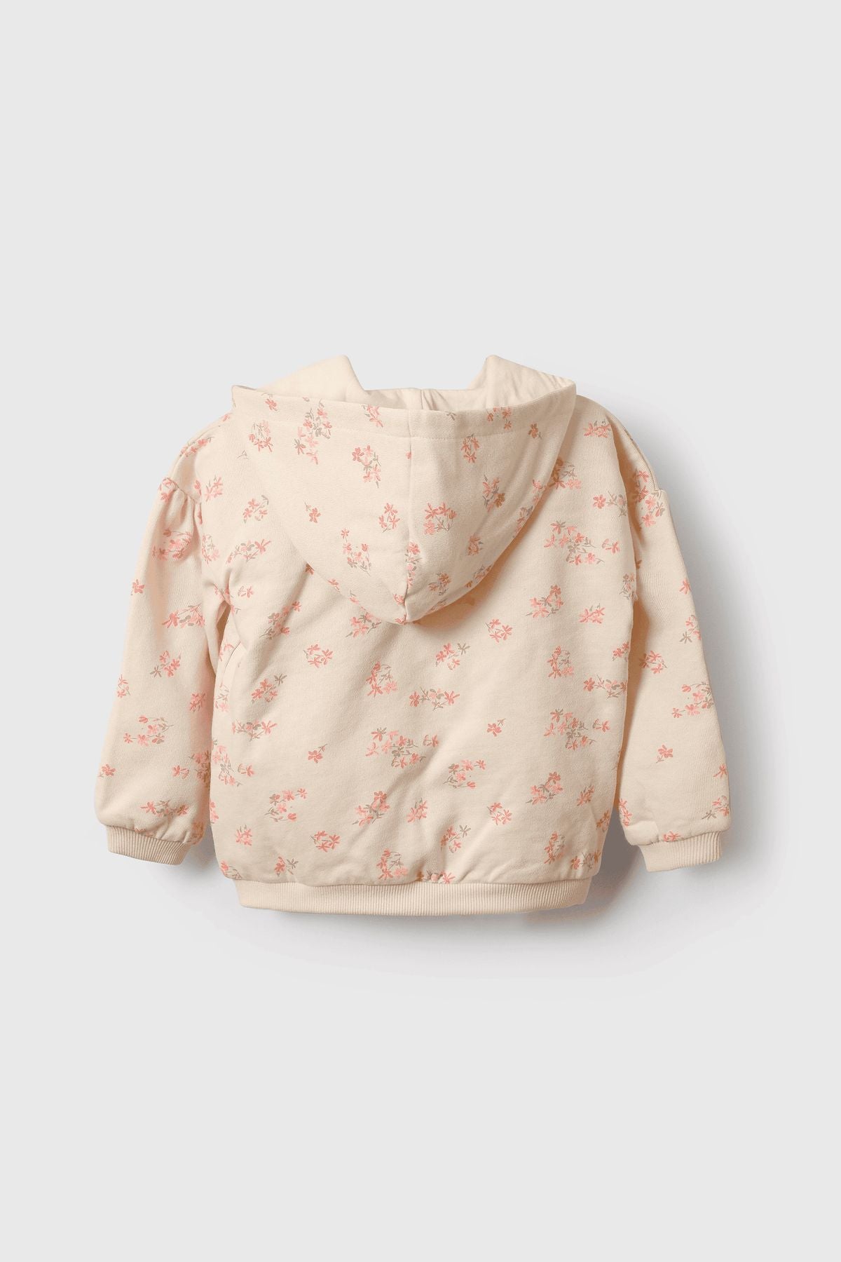 POLERON NIÑA CIERRE CREMA