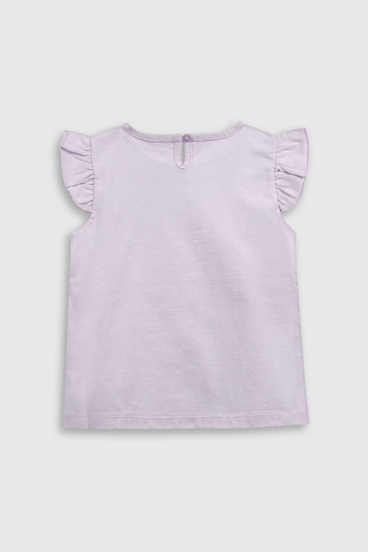 POLERA NIÑA LILA