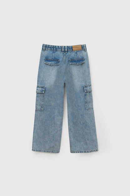 JEANS NIÑA AZUL CLARO