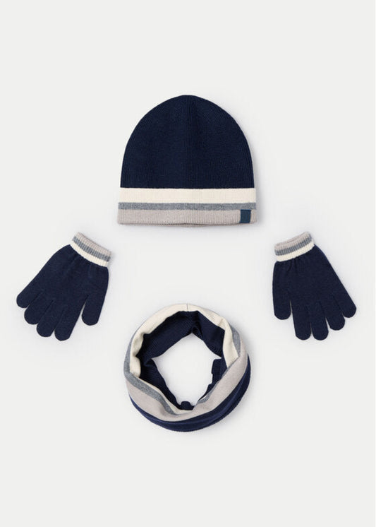 Set Gorro, Cuello y Guantes Marino Mayoral