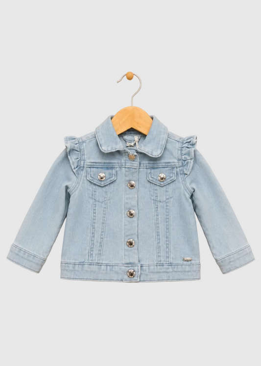 CHAQUETA NIÑA CELESTE