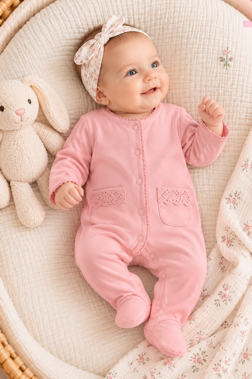 Osito Niña Rose Broderie Mayoral
