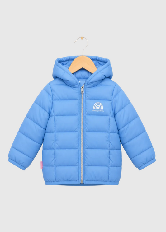 PARKA NIÑA CELESTE