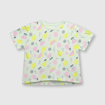 POLERA NIÑA VERDE CLARO