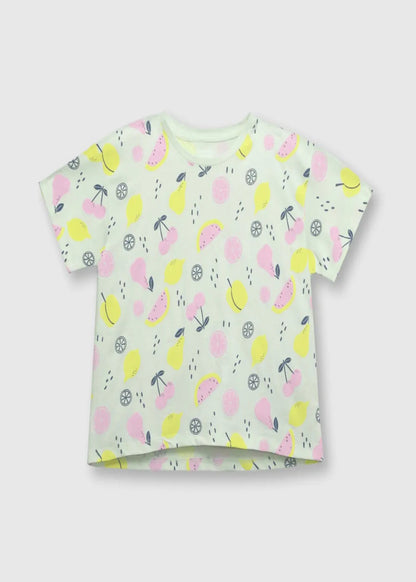 POLERA NIÑA VERDE CLARO