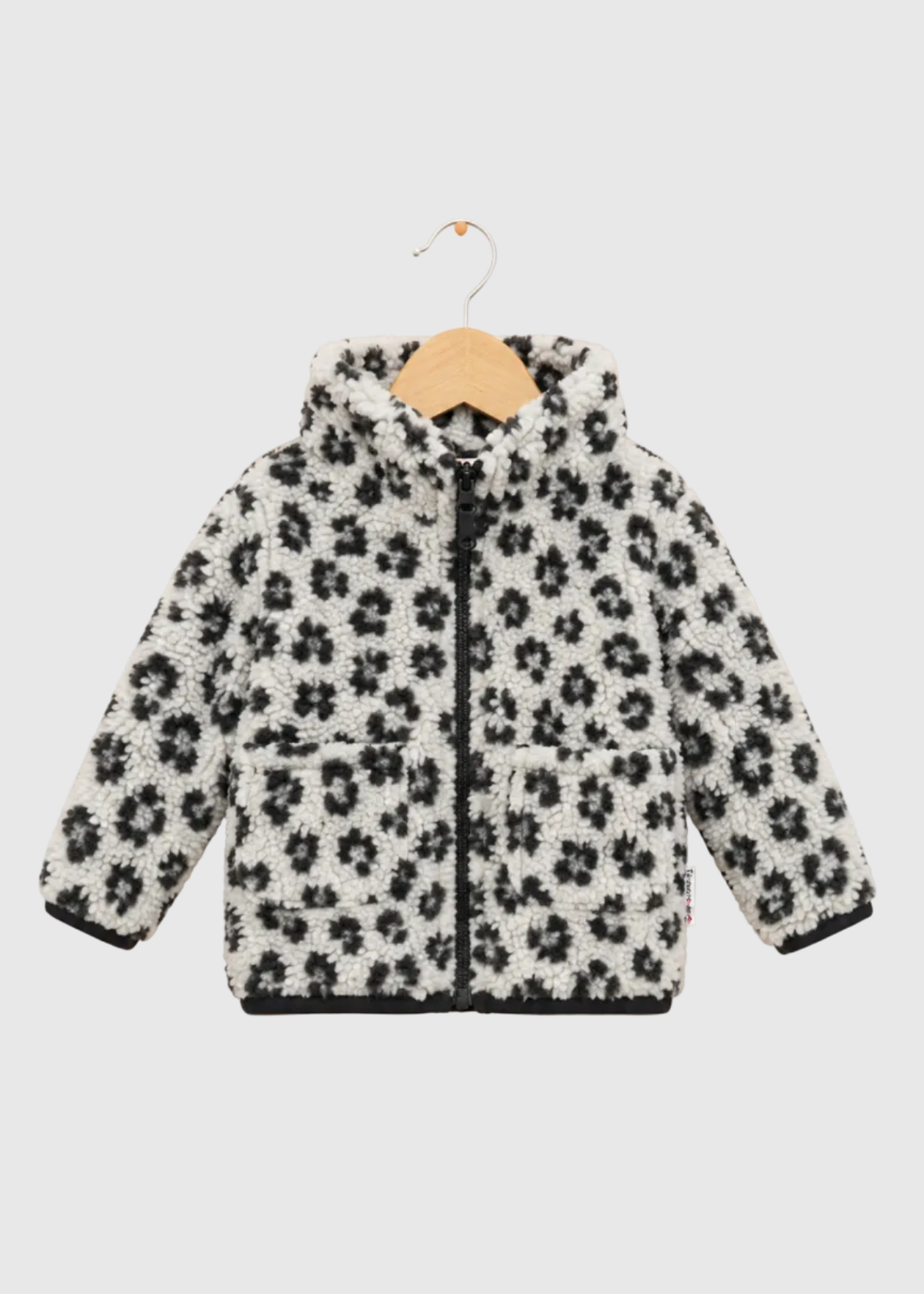 CHAQUETA NIÑA PIEL GRIS CLARO
